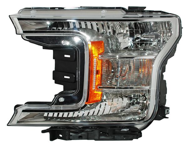 Faro Ford Pickup 2018-2020 Fondo Cromado TYC Izquierda