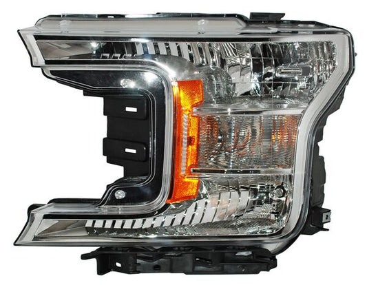 Faro Ford Pickup 2018-2020 Fondo Cromado TYC Izquierda