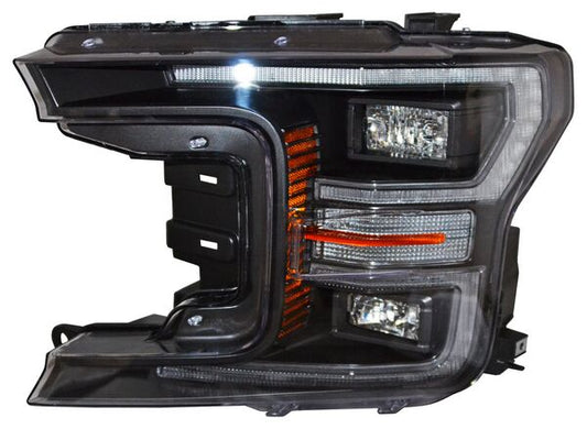 Faro Ford Pickup 2018-2020 Fondo Negro Leds TYC Izquierda
