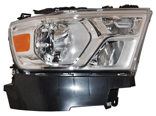 Faro Dodge Pickup 2019-2021 Fondo Crom TYC Nsf Derecha