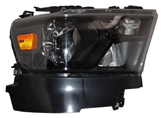 Faro Dodge Pickup 2019-2021 Fondo Negro TYC Derecha