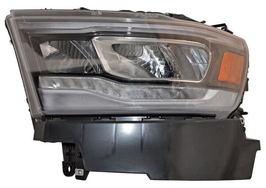 Faro Dodge Pickup 2019-2021 Fondo Crom Leds TYC10 Izquierda