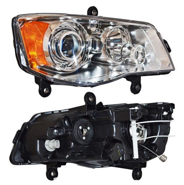 Faro Town & Country 2008-2016/ Caravan 2011-2015 Fondo Cromado C/Lupa TYC Derecha