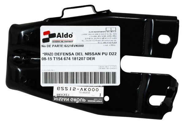 Brazo Defensa Delantera Nissan Pickup D22 2008-2015 674 Dmv Derecho