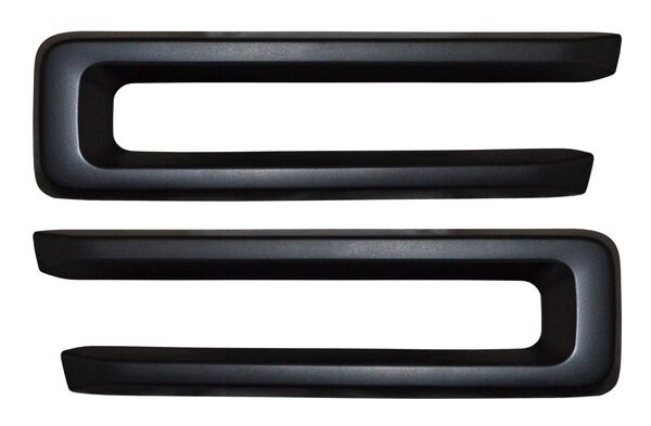 Moldura Parrilla Dodge Pickup 2019-2020 Ram 2500/3500 Negra Cent Juego 2 Pzas