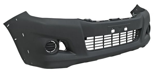 Defensa Delantera Hilux 2011-2015 C/Parrilla Cent C/Hoyo P/Mold Tyg