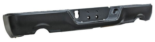 Defensa Trasera Dodge Pickup 2009-2019 Negra Completa S/Hoyo P/Sens P/2 Escapes 892 G15