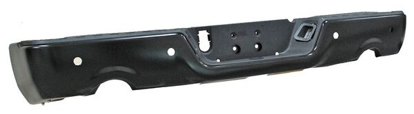 Defensa Trasera Dodge Pickup 2009-2019 Negra Completa C/Hoyo P/Sens P/2 Escapes