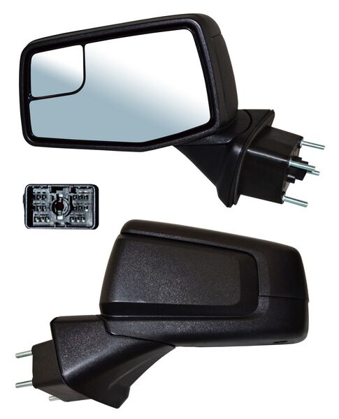 Espejo Chevrolet Pickup GMC Sierra 2019-2021 Electrico Poroso C/Desemp 7 Pines Izquierdo