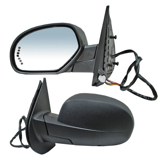 Espejo Chevrolet Pickup 2007-2013 / Suburban 2006-2010 Electrico C/Desemp C/Direcc C/Luz Inf Poroso 15 Pines Ddm24A Izquierdo