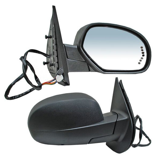 Espejo Chevrolet Pickup 2007-2013 / Suburban 2006-2010 Electrico C/Desemp C/Direcc C/Luz Inf Poroso 15 Pines Ddm24A derecho
