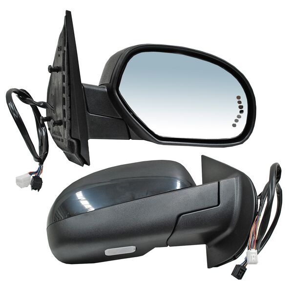 Espejo Chevrolet Pickup 2007-2013 / Suburban 2006-2010 Electrico C/Desemp C/Direcc C/Luz Inf P/PInterior Ltz/ Base/ Ls/ Lt/ Z71/ Denali/ Sle/ Slt 15 Pines derecho