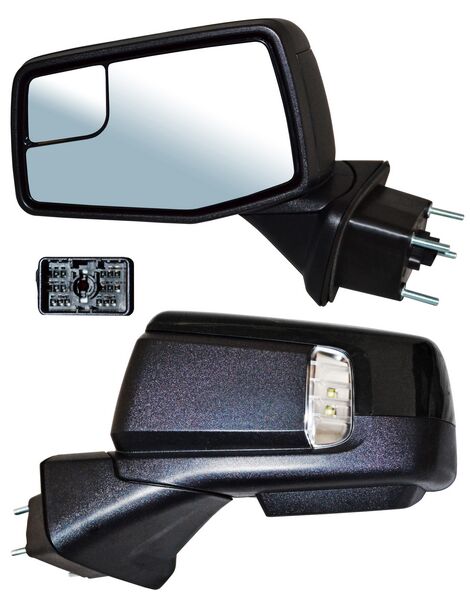 Espejo Chevrolet Pickup 1500 Silverado 2019-2021 Electrico P/PInterior C/Desemp C/Punto Ciego C/Direcc C/Luz Inf C/Mem Autoabatible 15 Pines Izquierdo