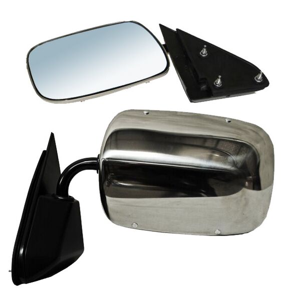 Espejo Chevrolet Pickup / Chey 1992-1998 S/Cont B/Inox Wt/ Base/ Ls/ Sl/ Sle/ Slt Izquierdo