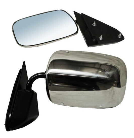 Espejo Chevrolet Pickup / Chey 1992-1998 S/Cont B/Inox Wt/ Base/ Ls/ Sl/ Sle/ Slt Izquierdo