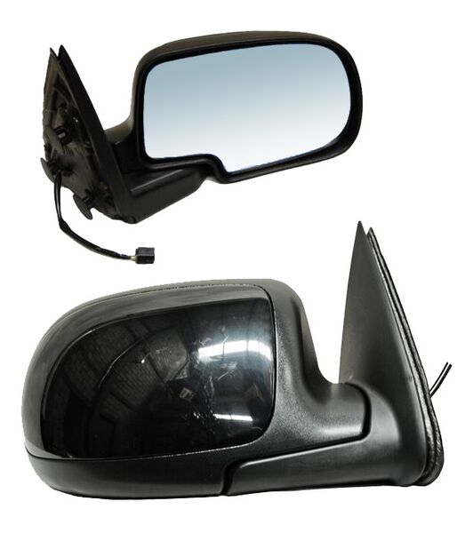 Espejo Chevrolet Pickup 1999-2006 Electrico Negro Liso Ls/ Lt 3 Pines Derecho
