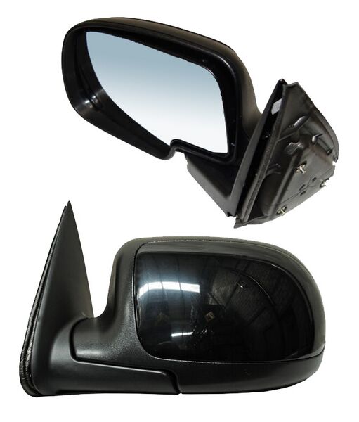 Espejo Chevrolet Pickup 1999-2006 S/Cont Negro Liso Izquierdo