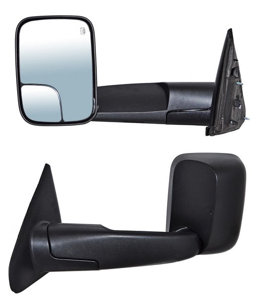 Espejo Dodge Pickup 2002-2009 Electrico Poroso Telescopico C/Desemp 5 Pines Izquierdo