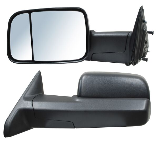 Espejo Dodge Pickup 2009-2014 1500/ 2500/ 3500/ 4000 S/Cont Poroso Telescopico Izquierdo