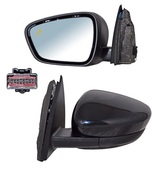 Espejo Escape 2020-2022 Electrico P/PInterior C/Sens Punto Ciego C/Desemp C/Mem C/Direcc 12 Pines Izquierdo