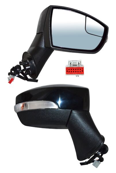 Espejo Ecosport 2018-2021 Electrico P/PInterior C/Punto Ciego C/Direcc C/Desemp 7 Pines derecho