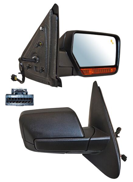 Espejo Expedition 2015-2017 Electrico Poroso C/Luz Inf C/Direcc Autoabatible C/Sensor Punto Ciego C/Mem C/Desemp 15 Pines derecho