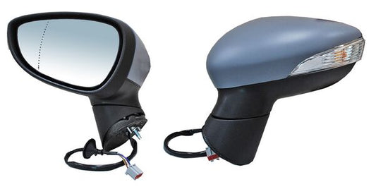 Espejo Ford Fiesta 2011-2019 Electrico P/PInterior C/Desemp C/Direcc 6 Pines Izquierdo