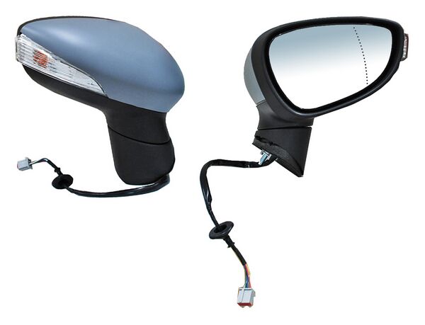 Espejo Ford Fiesta 2011-2019 Electrico P/PInterior C/Desemp C/Direcc 6 Pines Derecho