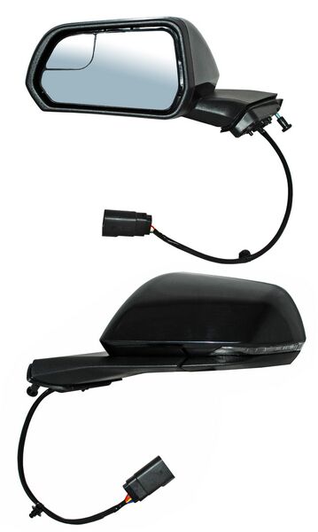 Espejo Mustang Coupe / Convertible 2015-2022 Electrico P/PInterior C/Punto Ciego C/Direcc Mtp 5 Pines Izquierdo