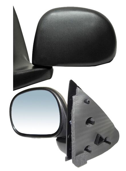 Espejo Ford Pickup 1997-2009 Xl/ F150/ 250 2004-2009 S/Cont Negro Rectan Lightning/ Lariat/ Harley/ King Ranch/ Base/ Xl/ Xlt Izquierdo 28509