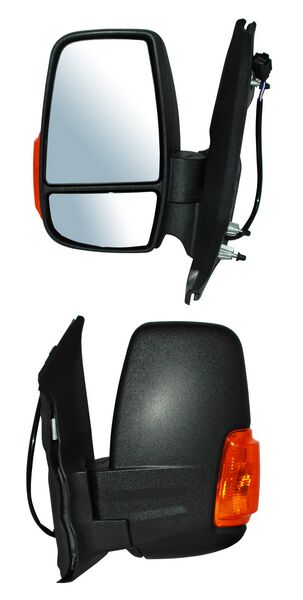 Espejo Transit 2015-2017 Electrico C/Desemp C/Direcc Ambar Poroso Autoabatible 8 Pines Izquierdo