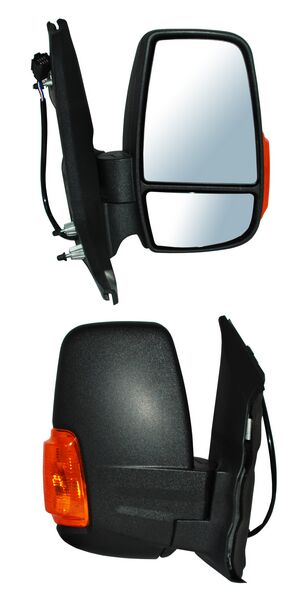 Espejo Transit 2015-2017 Electrico C/Desemp C/Direcc Ambar Poroso Autoabatible 8 Pines derecho