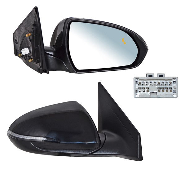 Espejo Hyundai Elantra 2019-2020 Electrico P/P Interior C/Desemp C/Sens Punto Ciego C/Direcc 8 Pines derecho