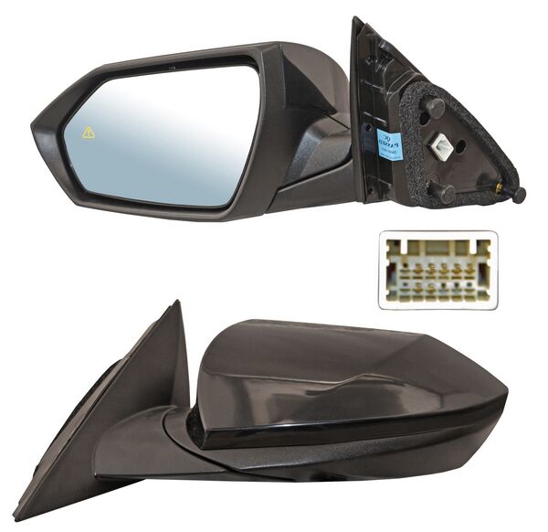 Espejo Hyundai Elantra 2021-2023 Electrico P/PInterior C/Desemp C/Sensor Punto Ciego 7 Pines Izquierdo