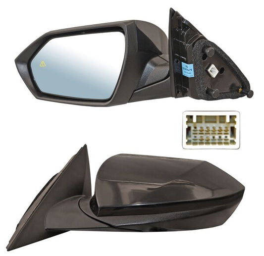 Espejo Hyundai Elantra 2021-2023 Electrico P/PInterior C/Desemp C/Sensor Punto Ciego 7 Pines Izquierdo