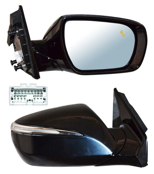 Espejo Santa Fe 2017-2018 Electrico P/PInterior C/Direcc C/Sens Punto Ciego C/Desemp C/Mem 12 Pines derecho