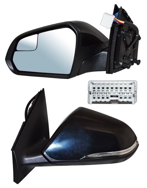 Espejo Sonata 2015-2017 Electrico C/Direcc 6 Pines Mtp Izquierdo