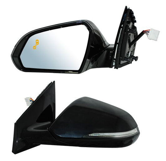 Espejo Sonata 2015-2017 Electrico P/PInterior Base Negra C/Direcc C/Sens Punto Ciego C/Desemp C/Mem 12 Pines Mtp Izquierdo
