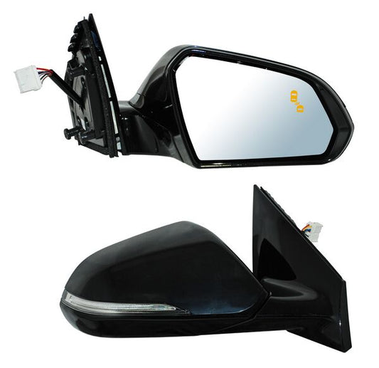 Espejo Sonata 2015-2017 Electrico P/PInterior Base Negra C/Direcc C/Sens Punto Ciego C/Desemp C/Mem 12 Pines Mtp derecho