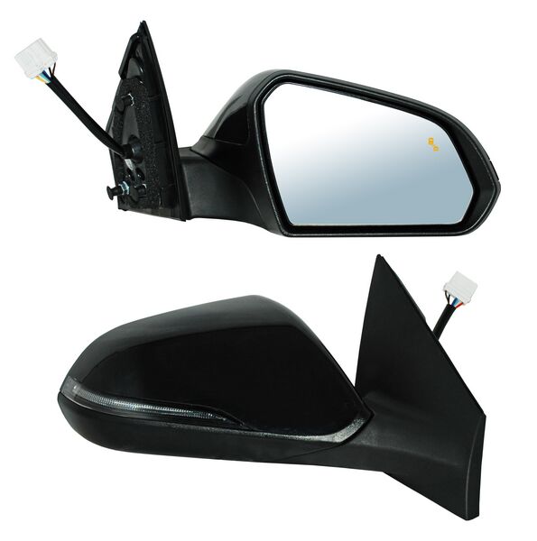 Espejo Lat Sonata 2018-2019 Electrico C/Desemp C/Direcc P/PInterior C/Sens Punto Ciego 8 Pines Mtp derecho