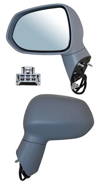 Espejo Fit 2006-2008 Electrico 3 Pines Izquierdo