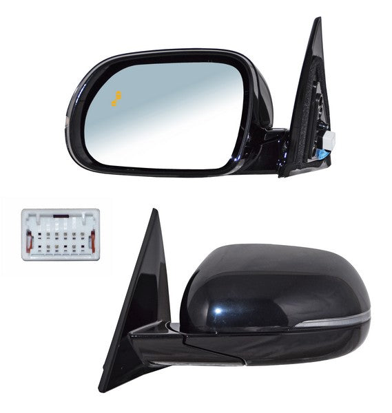 Espejo Soul 2020-2022 Electrico P/PInterior C/Direcc C/Desemp C/Sens Punto Ciego 8 Pines Izquierdo