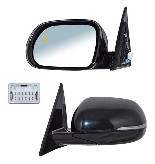 Espejo Soul 2020-2022 Electrico P/PInterior C/Direcc C/Desemp C/Sens Punto Ciego 8 Pines Izquierdo