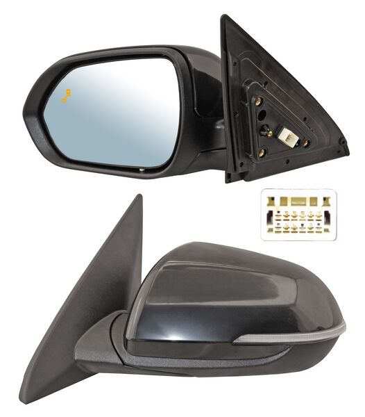 Espejo Seltos 2020-2022 Electrico P/PInterior C/Direcc C/Desemp C/Sensor Punto Ciego 8 Pines Izquierdo