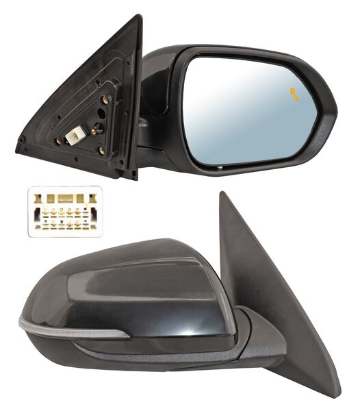 Espejo Seltos 2020-2022 Electrico P/PInterior C/Direcc C/Desemp C/Sensor Punto Ciego 8 Pines derecho