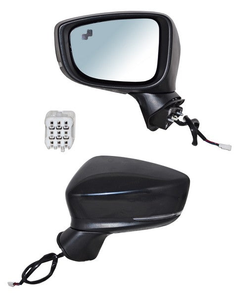 Espejo Mazda 3 2017-2018 Electrico PInterior C/Desemp C/Direcc C/Sens Punto Ciego 7 Pines Izquierdo