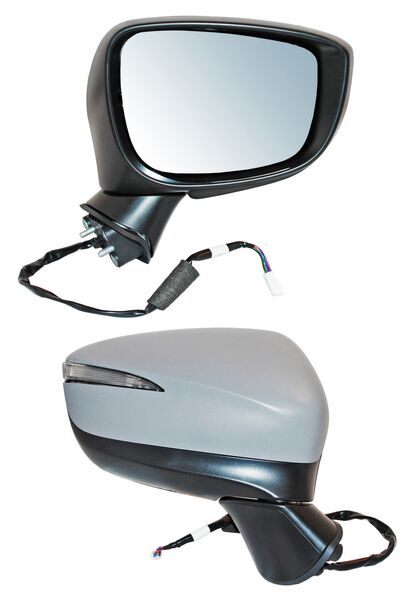 Espejo Mazda Cx3 2016-2018 Electrico P/PInterior C/Desemp C/Direcc Autoabatible 8 Pnes derecho