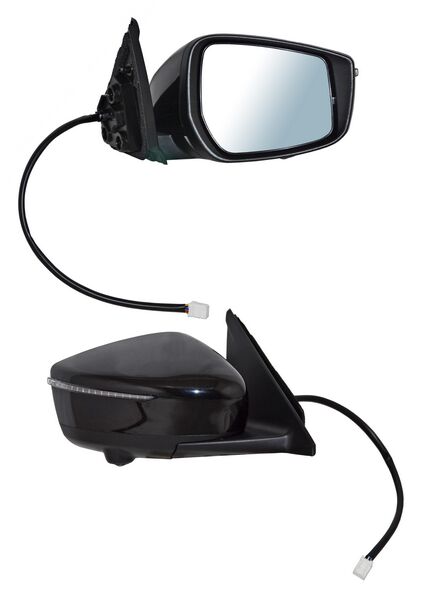 Espejo Kicks 2017-2020 Electrico P/PInterior C/Direcc C/Camara C/Desemp Mtp 10 Pines derecho