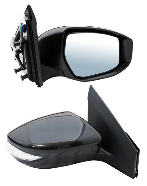 Espejo Nissan Sentra 2017-2019 Electrico C/Direcc Sense/ Advance/ Sv/ S/ Sl/ Sr 5 Pines derecho