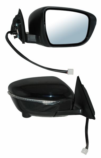 Espejo Xtrail 2015-2019 Electrico P/PInterior C/Direcc C/Camara C/Desemp 11 Pines derecho